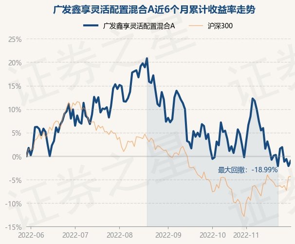 11月30日基金净值广发鑫享灵活配置混合a最新净值2819涨113