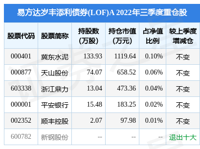 12月6日基金净值易方达岁丰添利债券lofa最新净值15532跌014