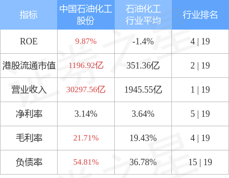 半岛体育app中国石油化工股份(00386HK)公布年度业绩归母净利润663亿元 同比降69%(图1)