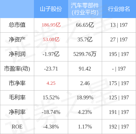 股票行情快报：山子股份（000981）4月28日主力资金净买入448.23万元