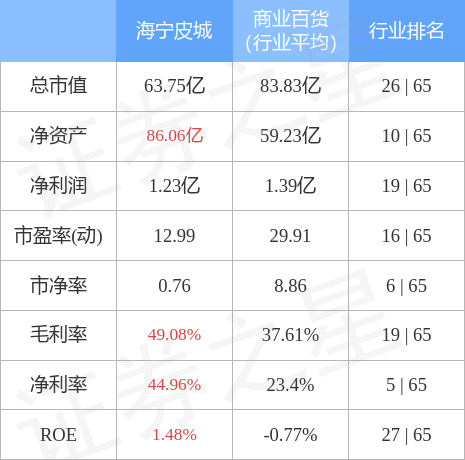 股票行情快报：海宁皮城（002344）4月28日主力资金净买入407.97万元