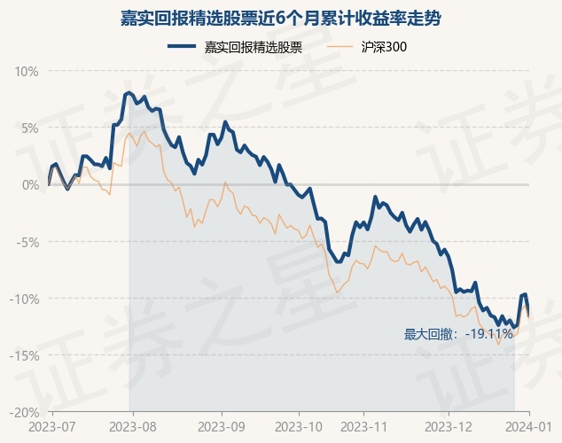 1月2日基金净值：嘉实回报精选股票最新净值0.8734，跌2.02%
