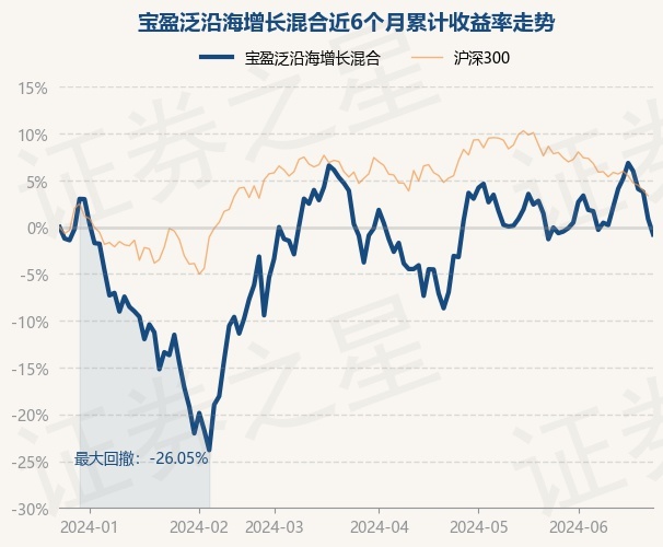 6月25日基金净值:宝盈泛沿海增长混合最新净值04477,跌163%